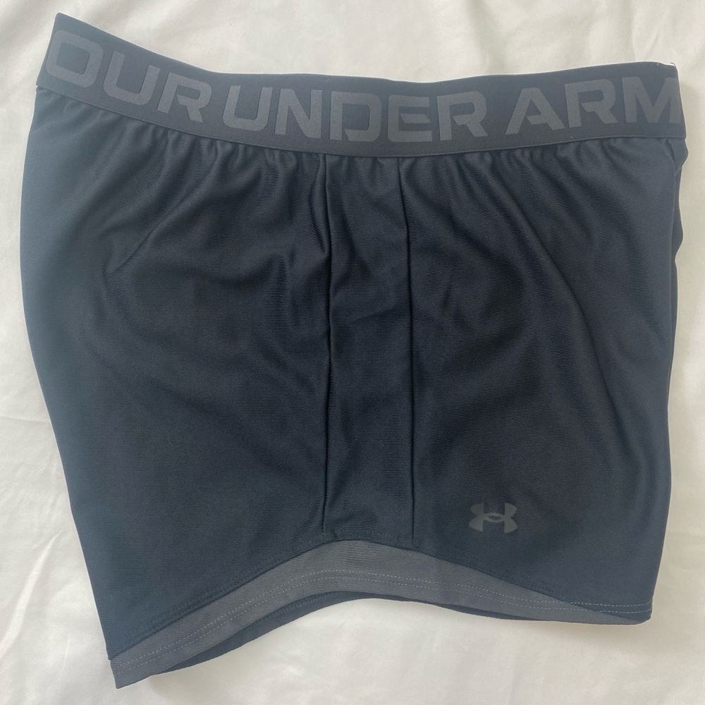 Under Armour Women's Dark Gray Athletic Shorts, Size S​ - Picture 4 of 5